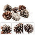 Fake Pine Cone Decorations 6pcs – DIY Christmas & Home Decor Holiday Decorations Axl 1 China Mainland