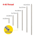 6-Pc Dial Indicator Extension Rod Set | M2.5 Thread 25–152mm Indicator Extension Rods Axl China Mainland