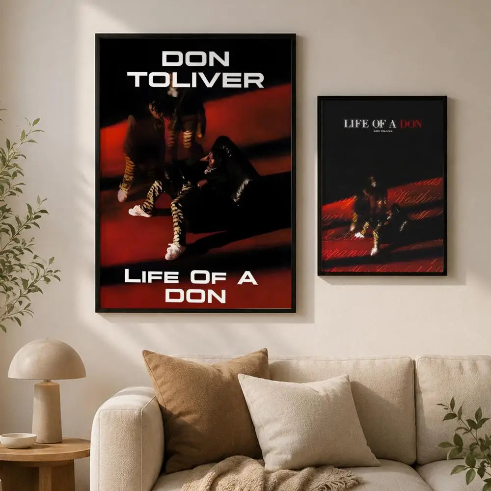 Don Toliver Waterproof PVC Wall Poster – Peel & Stick HD Art Wall Art Poster Axl