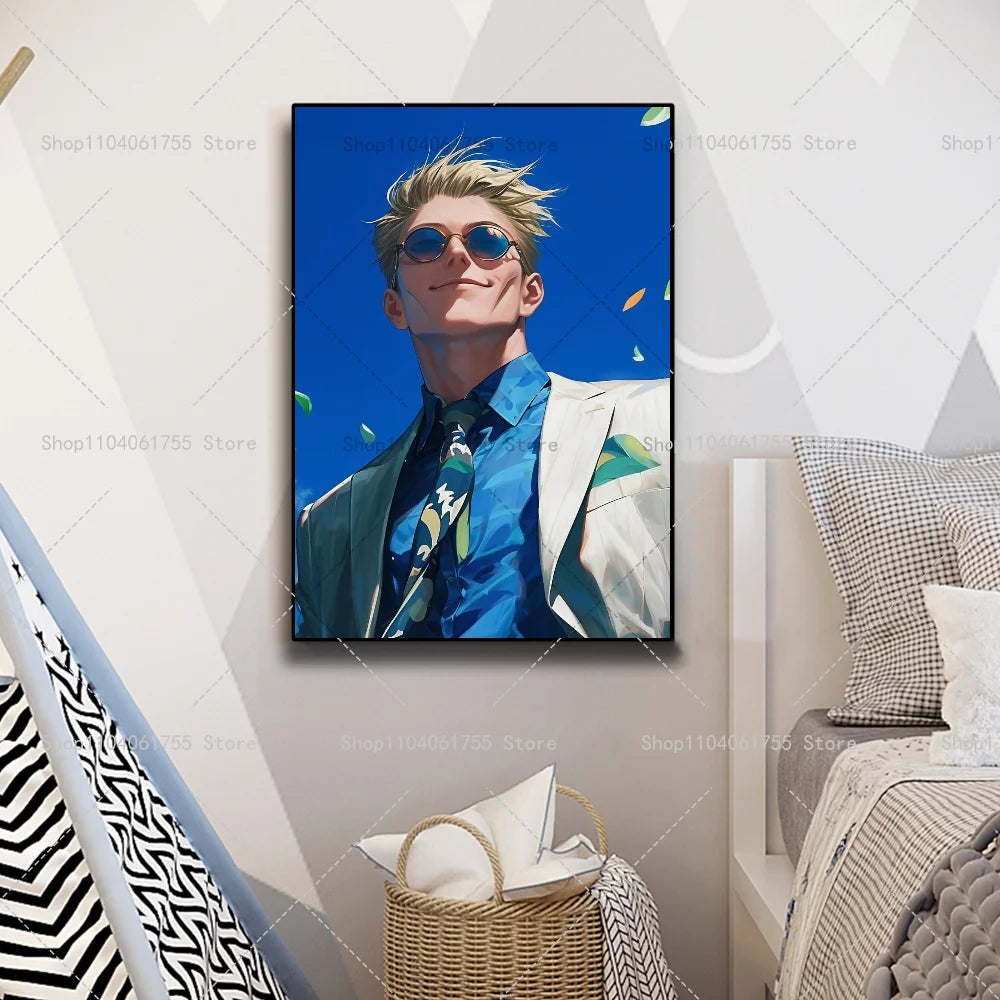 Nanami Kento Anime Poster – Self-Adhesive Waterproof Wall Sticker Anime Wall Poster Axl