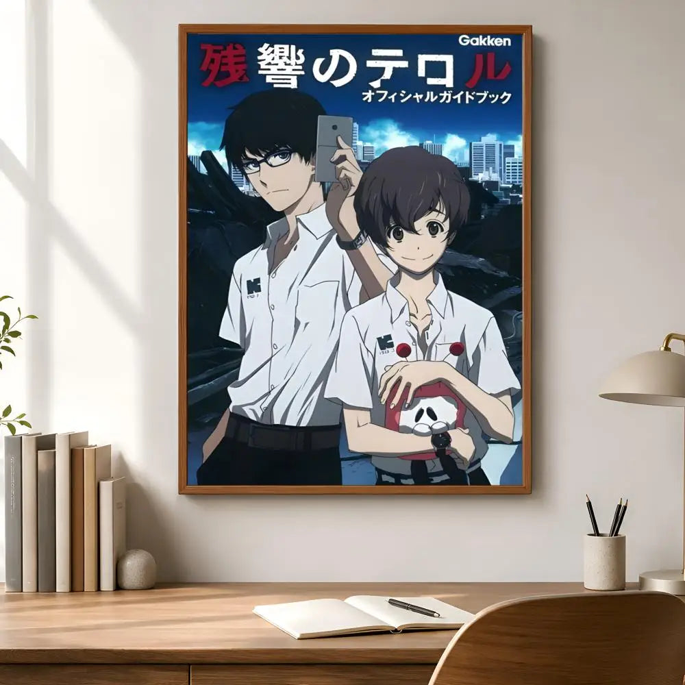 Terror in Resonance Anime Poster – HD Waterproof PVC Wall Art Anime Wall Poster Axl
