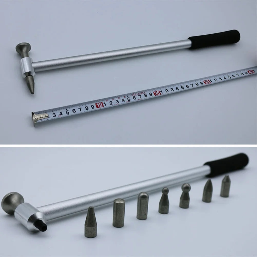 Sheet Metal Hammer Set – 7 Replacement Heads | Auto Body Tool Sheet Metal Hammer Set Axl