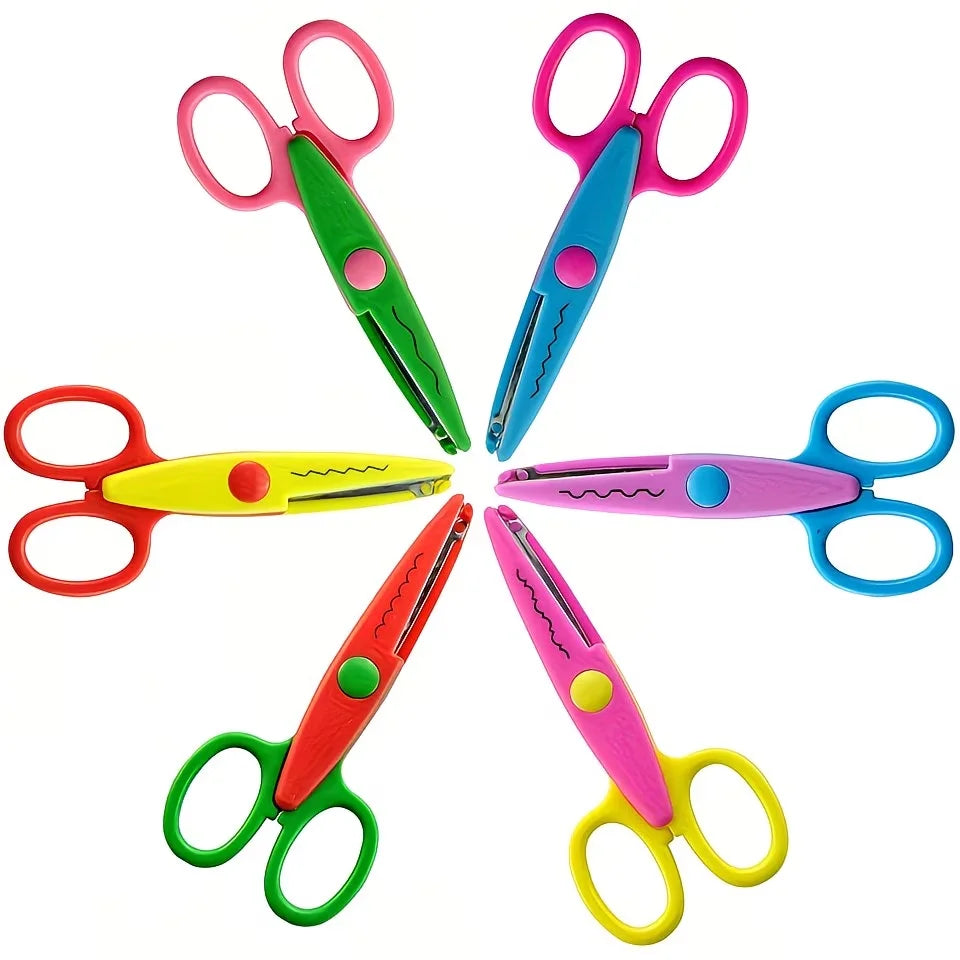 DIY Decorative Lace Scissors – Safe Art Craft Scissors for Kids Decorative Craft Scissors Axl