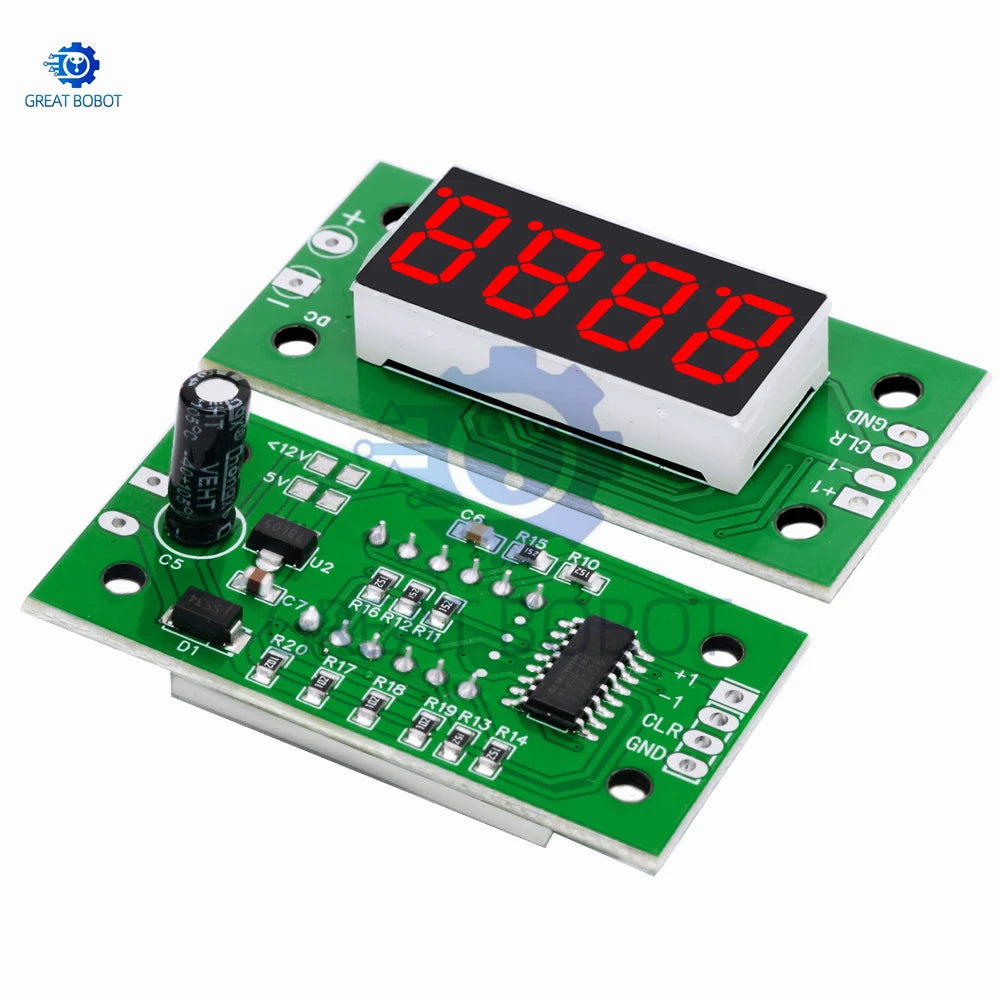DC 4-25V Digital Counter Module – 0-9999 LED Display Digital Counter Module Axl