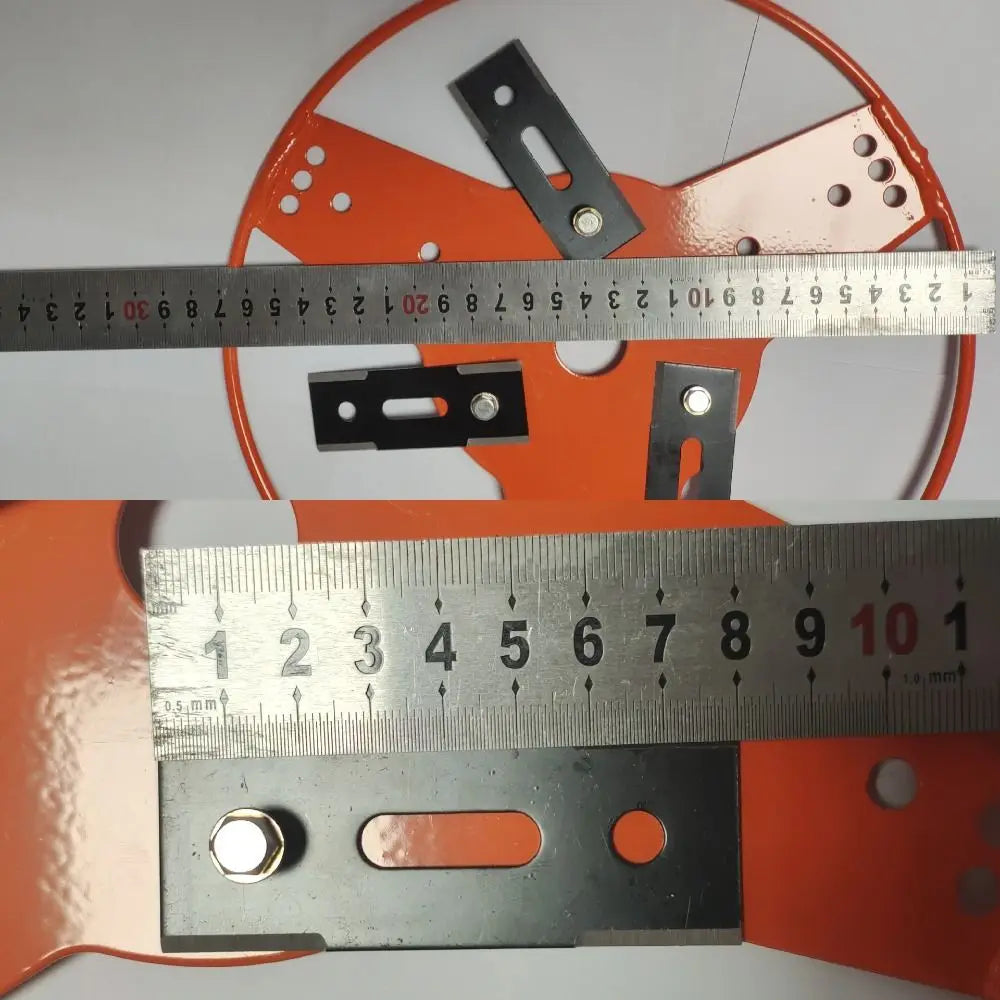 Lawn Mower Weeder Blade Plate – 27cm Universal Steel Trimmer Lawn Mower Blade Axl