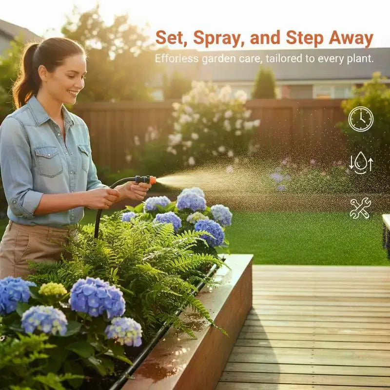 360° Adjustable Garden Sprinkler Misting Irrigation Kit Garden Irrigation Sprinkler Axl
