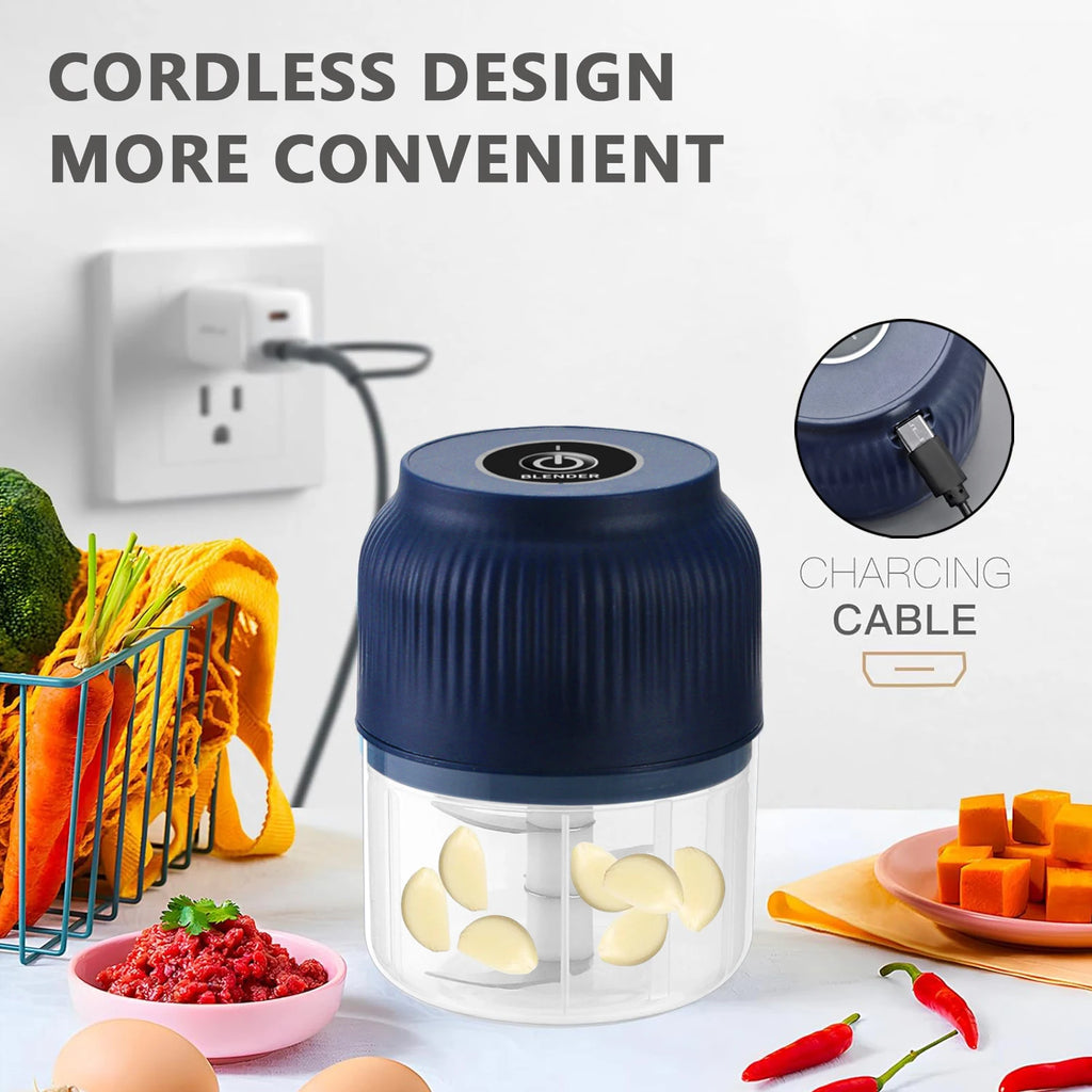 250ml USB Electric Mini Garlic Chopper & Vegetable Grinder Electric Food Chopper Axl