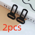 Metal Pet Car Seat Belt Clip – Heavy Duty Rust-Proof Buckle Pet Safety Clip Axl black