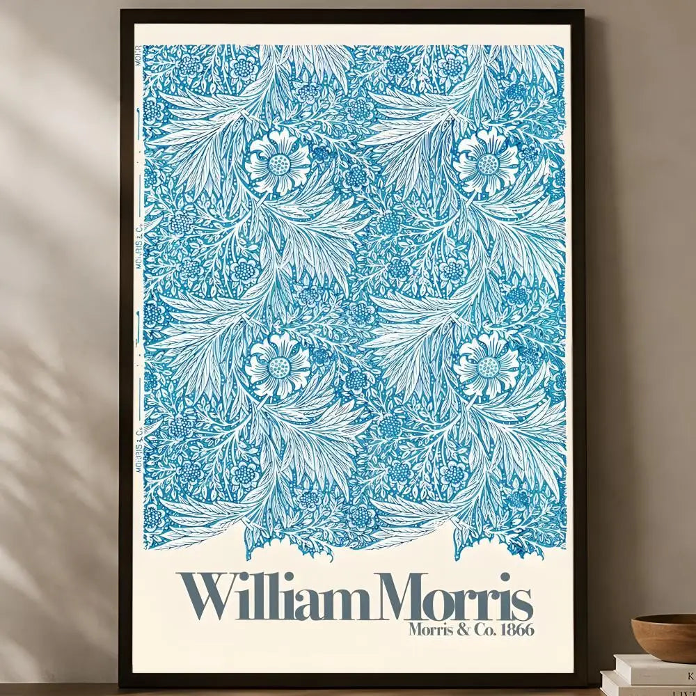 William Morris Self-Stick HD PVC Wall Art Poster | Waterproof