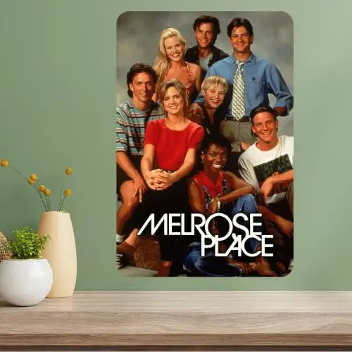 Melrose Place TV Show Metal Poster Sign | Retro Aluminum Wall Art Metal Wall Sign Axl aluminum sign aluminum 14x20cm