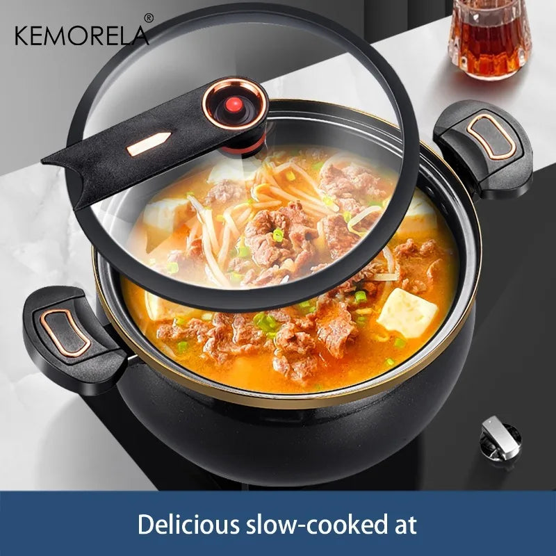 KEMORELA 7L Non-Stick Soup Pot 26cm – Induction & Gas Stove Soup & Stock Pot Axl
