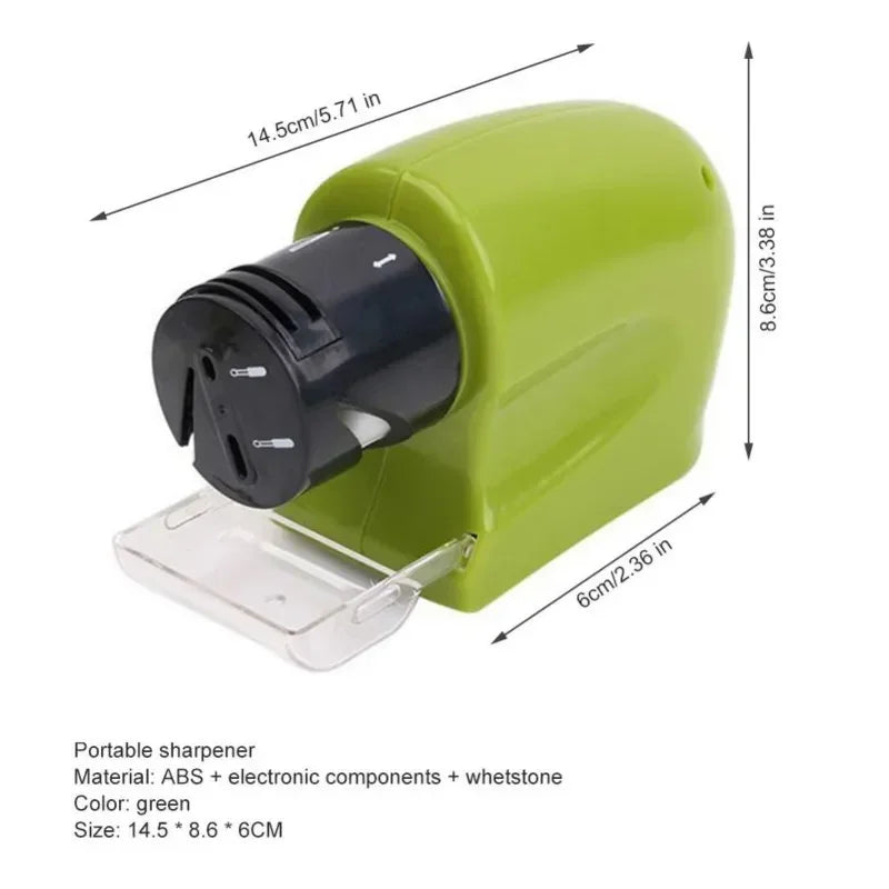 PLYS Electric & Manual Knife Sharpener – Ceramic & Steel Knife Sharpener Axl