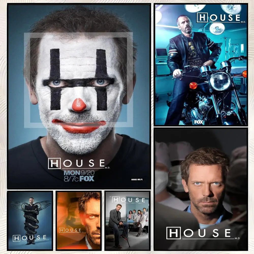 House TV Series Self-Stick HD Wall Poster – Waterproof Decor Wall Art Poster Axl