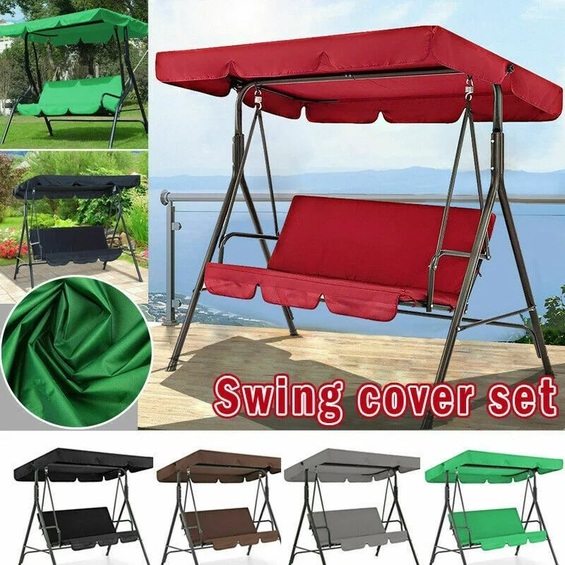 3-Seater Swing Seat Canopy Cover – Waterproof Garden Chair Swing Canopy Cover Axl