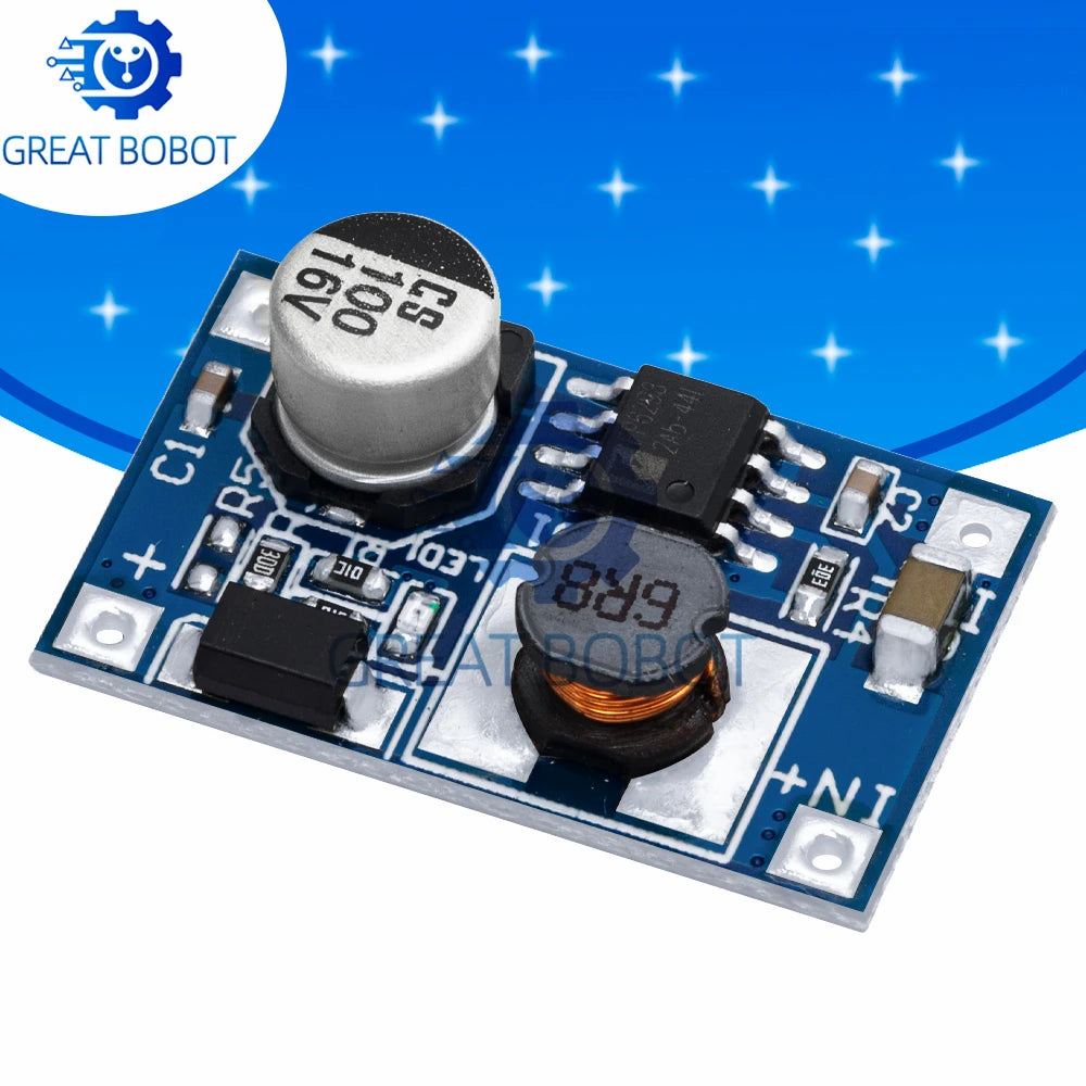 8W DC-DC Boost Converter 3V–6V to 12V 3A USB Power Module Boost Converter Module Axl