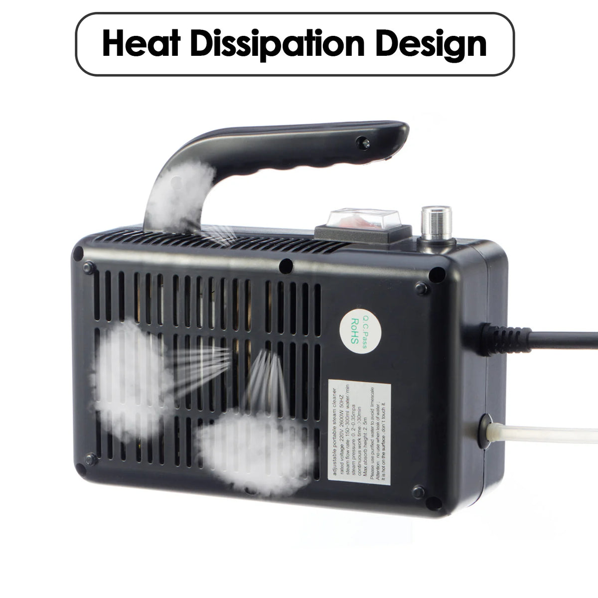 BALASHOV 2600W Steam Cleaner – Kitchen, Car & Home Steam Cleaner Axl