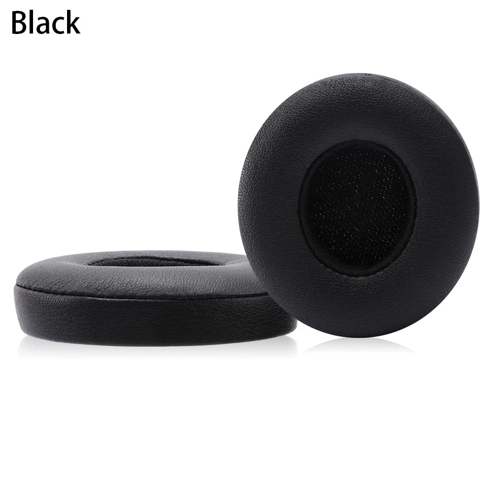 Replacement Ear Pads for Beats Solo 3 & 2 Wireless | Soft Leather Headphone Ear Pads Axl Black