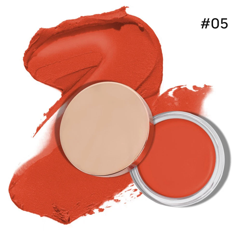 Dual-Use Matte & Shimmer Cream Blush | Vegan Private Label Cream Blush Axl 05 40pcs with logo