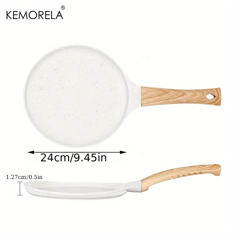 KEMORELA Ceramic Non-Stick Pan 20/24/28cm – Pancake & Omelette Ceramic Frying Pan Axl 24cm