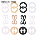 10-Pack Invisible Bra Shoulder Clips – Anti-Slip Strap Holders Bra Strap Clips Axl Random-10pcs