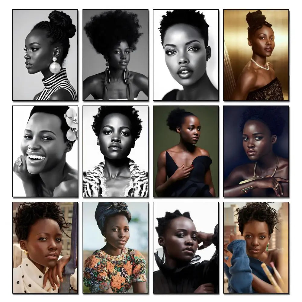 Lupita Nyong'o HD Wall Poster – Waterproof Sticky Home Decor Wall Art Poster Axl
