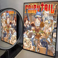 Fairy Tail Anime Poster Self-Adhesive Wall Art Sticker Anime Wall Poster Axl Black1 30X40cmNoframe