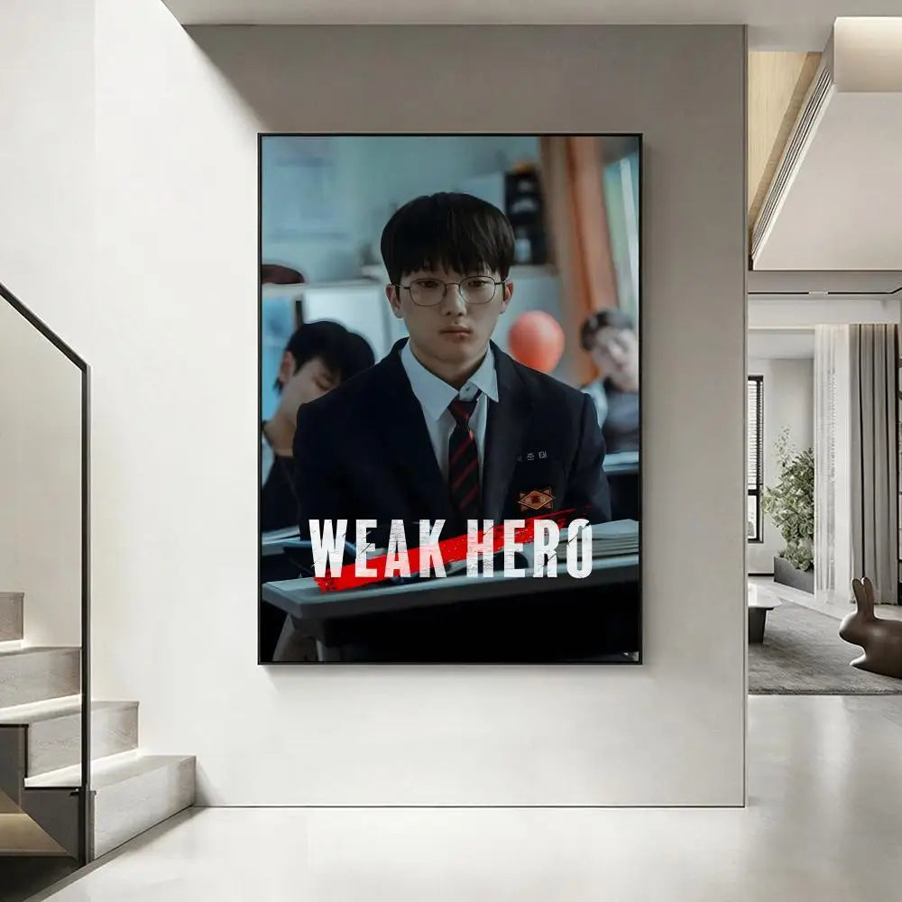 Weak Hero Class Korean Drama Poster – HD Waterproof Wall Art Wall Art Poster Axl White9 50X70cmNoframe