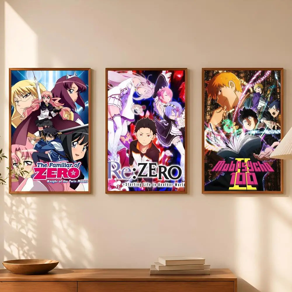 The Familiar of Zero Anime PVC Wall Poster – HD Self-Stick Anime Wall Poster Axl