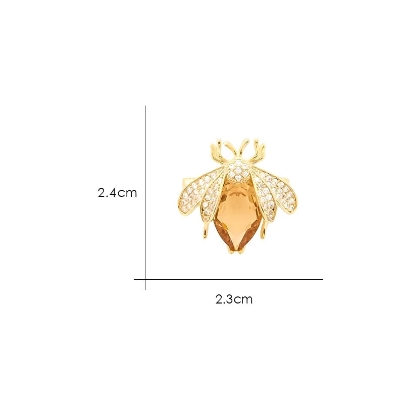 Rhinestone Bee Brooch for Women – Fashion Jewelry Pin Gift Fashion Brooch Pin Axl