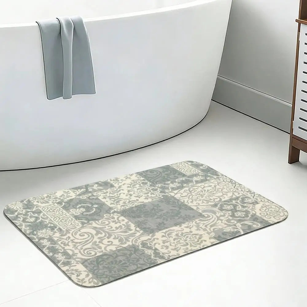 Norwegian Diatomite Bath Mat – Quick Dry, Non-Slip Floor Mat Diatomite Bath Mat Axl