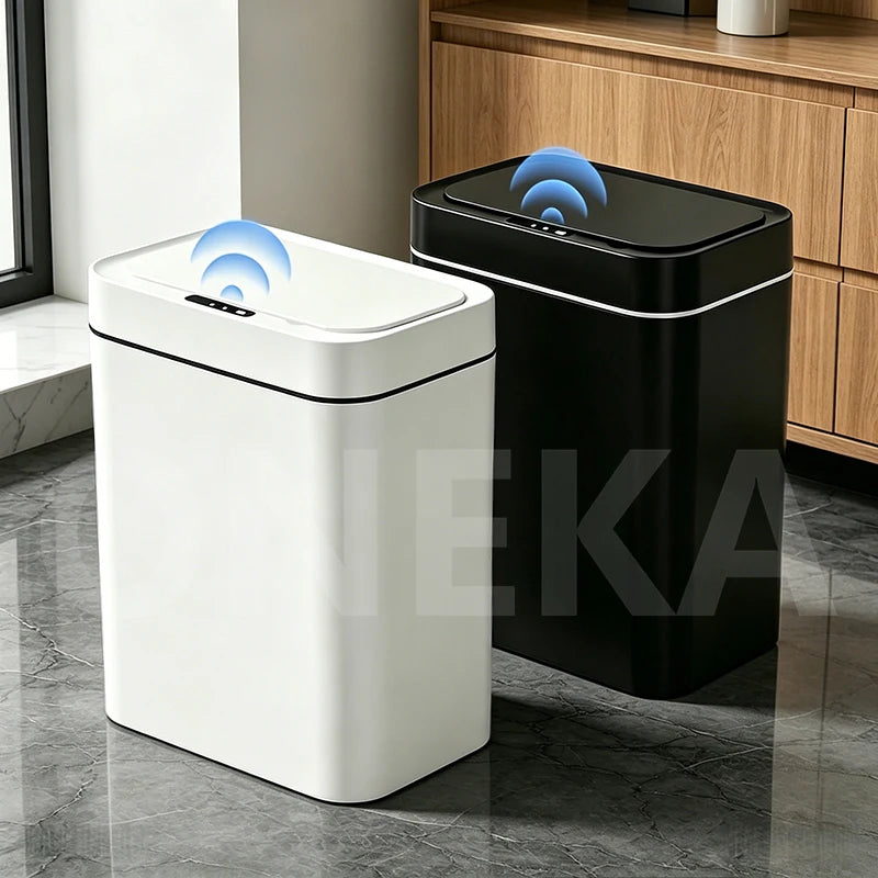 16L Smart Sensor Trash Can – Touchless Bathroom Waste Bin Sensor Trash Can Axl