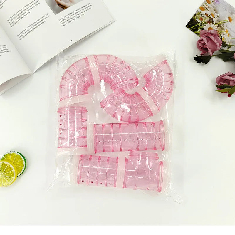 DIY Hamster Tube Maze Tunnel Toy – 5.5CM Connectable Play Set Small Pet Tunnel Toy Axl