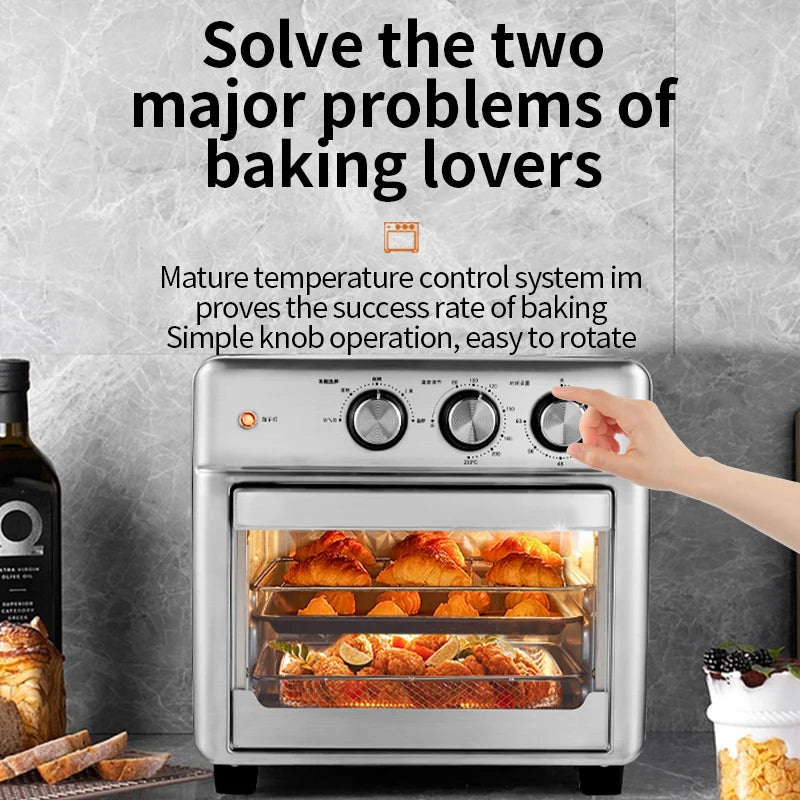 BALASHOV 13L Air Fryer Oven – Oilless Cooker, Visible Window Air Fryer Oven Axl
