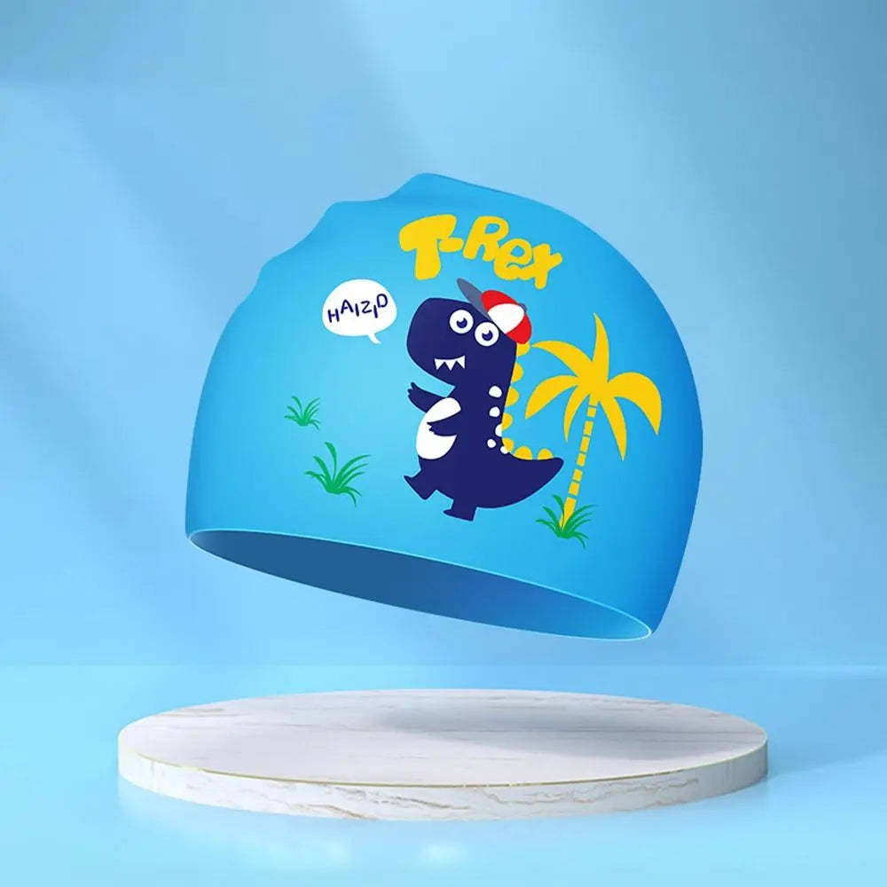 Silicone Swimming Cap – Waterproof Ear Protection, Long Hair Silicone Swim Cap Axl style 2