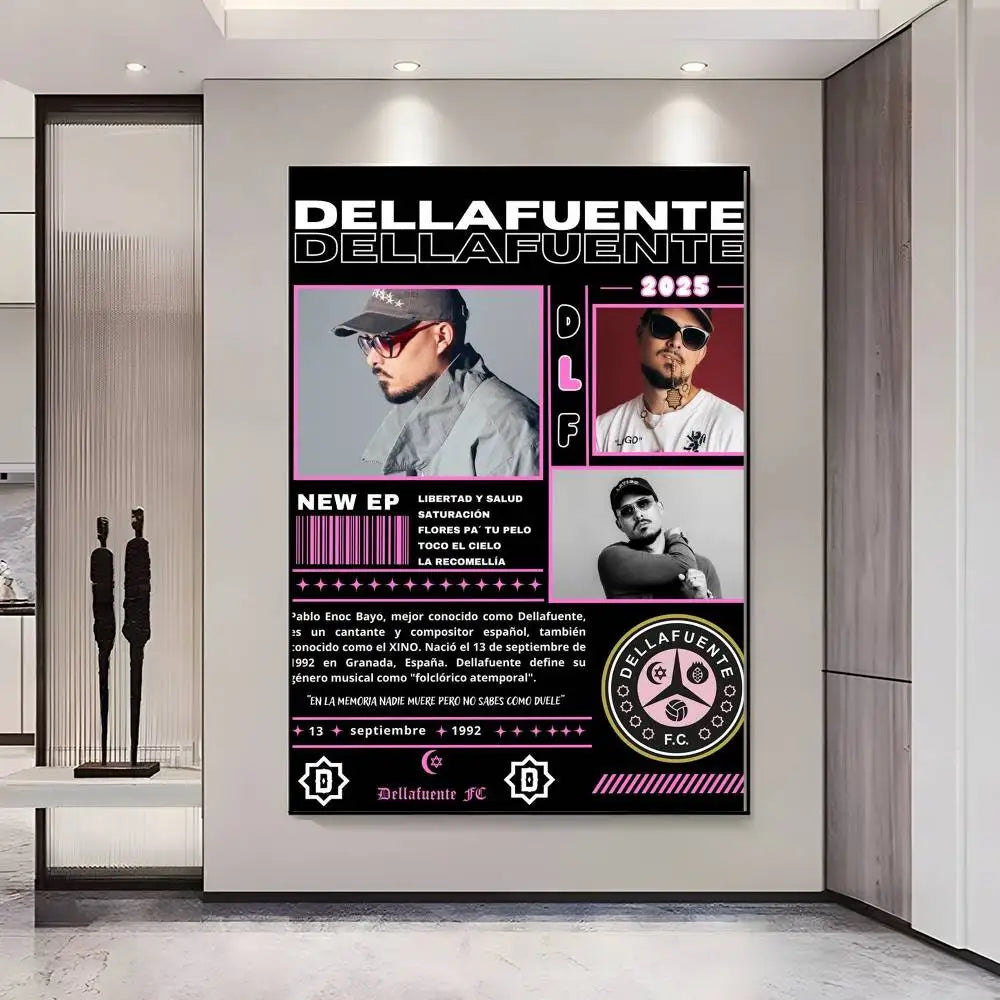 D-Delafuente HD Wall Poster – Self-Adhesive Waterproof Decor Wall Poster Axl z1 40X50cmNoframe