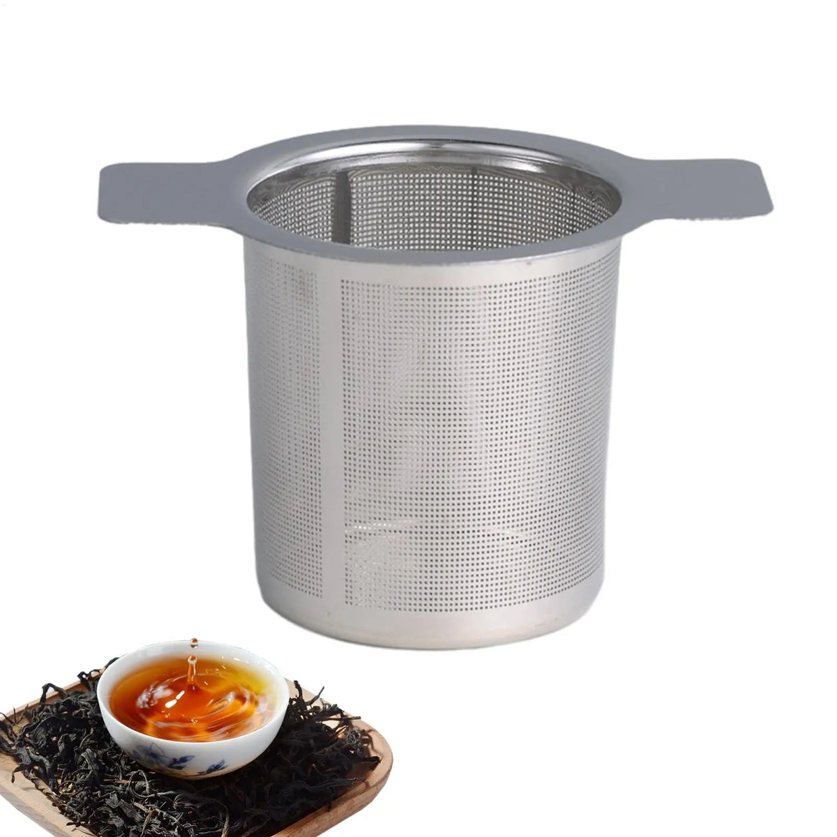 Stainless Steel Tea Infuser Strainer – Reusable Mesh Filter Tea Infuser Strainer Axl