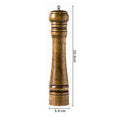 Oak Wood Pepper & Spice Mill Grinder Set – Ceramic Core Spice Mill Grinder Set Axl L