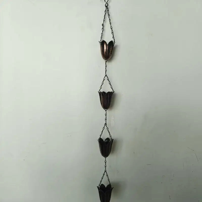 Japanese Style Metal Rain Chain – Outdoor Gutter Drainage Decor Decorative Rain Chain Axl A3