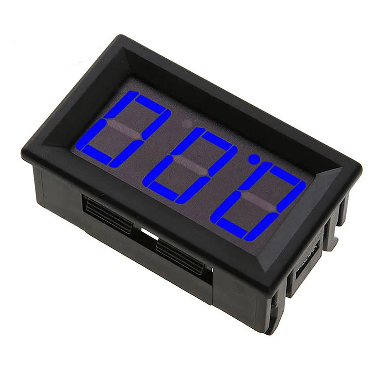 2-Wire Digital Voltmeter DC 5V–120V | Anti-Reverse EV Meter Digital Panel Voltmeter Axl A3