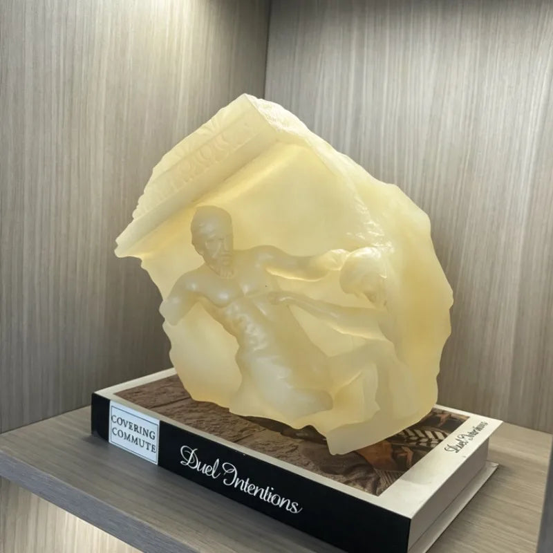 Roman Figures Modern Art Sculpture – Luxury Home Décor Figurine Art Sculpture Figurine Axl