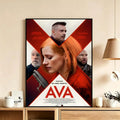 Jessica Chastain HD Art Poster – Waterproof Wall Decor Wall Art Poster Axl White16 15X20cmNoframe