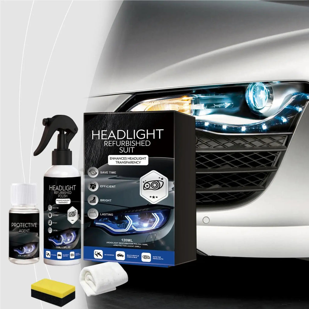 Car Headlight Restoration Kit – Remove Oxidation & Polish Headlight Restoration Kit Axl