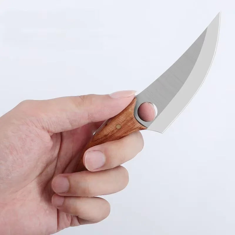 COOKCRAZE Stainless Steel Boning Knife – Rosewood Handle 16cm Boning Knife Axl