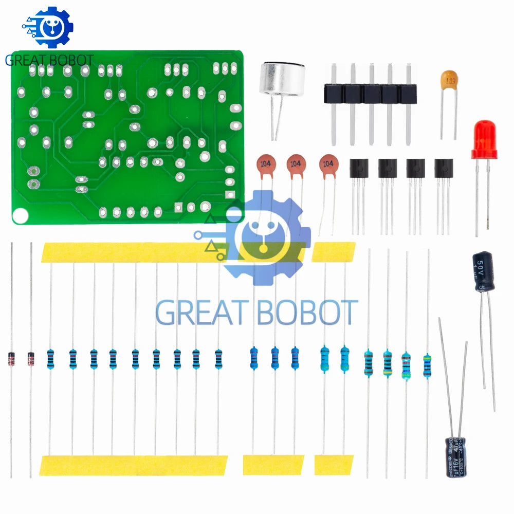 Clap Control Switch DIY Kit – PCB Sound Sensor Module 3–5V DIY Electronics Kit Axl