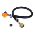 Leak-Proof Gas Refill Adapter – Braided Hose Cylinder Coupler Gas Refill Adapter Axl onesize