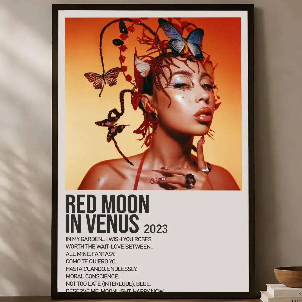 Kali Uchis HD Self-Stick Wall Art Poster – Waterproof Decor Wall Art Poster Axl White07 30X40cmNoframe