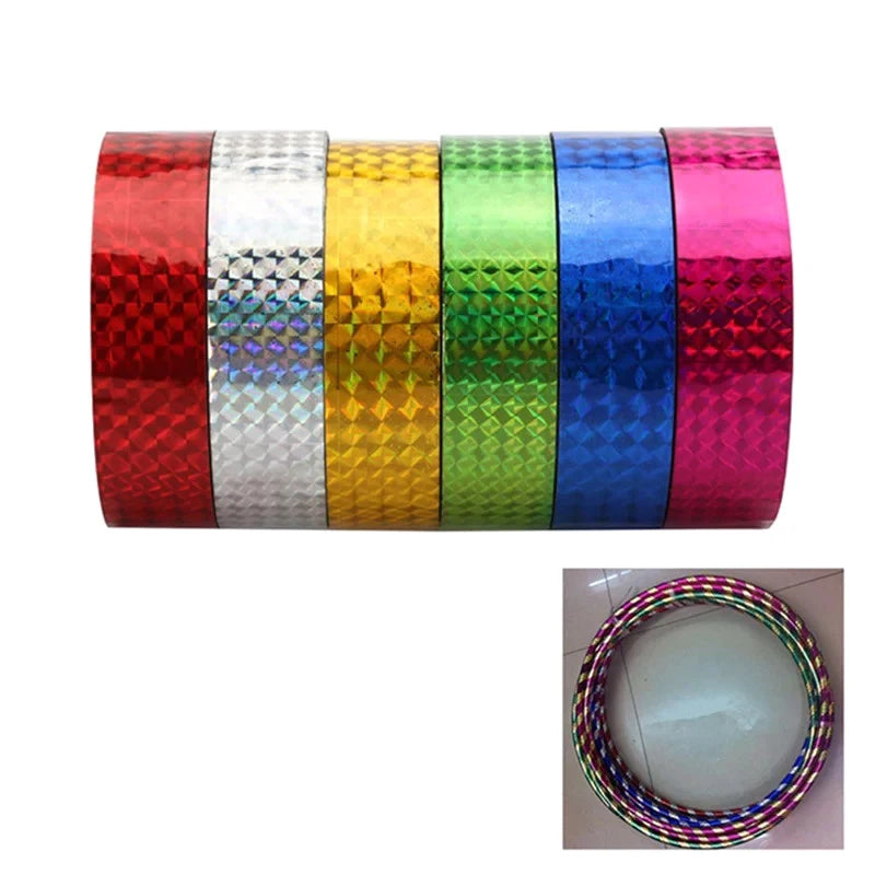 30M Holographic Glitter Tape – Gymnastics Hoop & DIY Craft Gymnastics Glitter Tape Axl