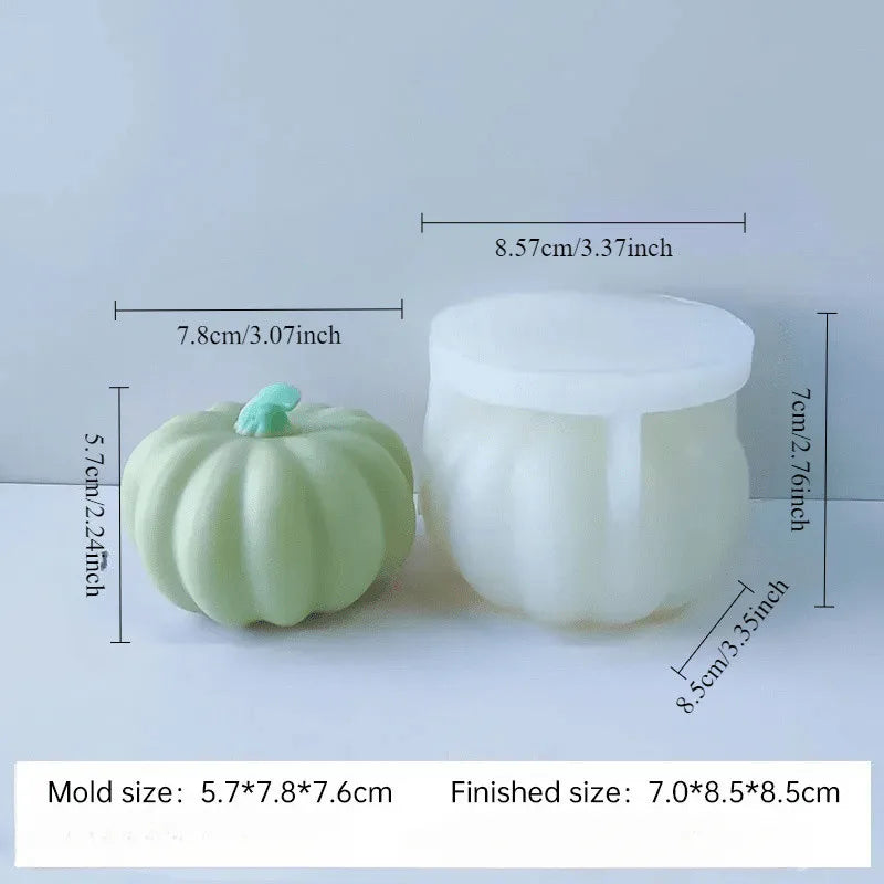 Halloween Pumpkin Mold – DIY Candle, Soap & Plaster Mould Craft Mould Axl J-0494