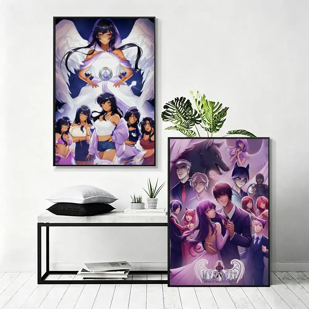 Aphmau HD Waterproof Wall Poster – Gaming Room Home Decor Wall Art Poster Axl