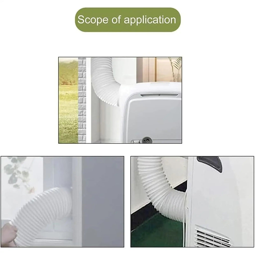 15cm Portable AC Hose Connector – Window Exhaust Adapter AC Hose Adapter Axl